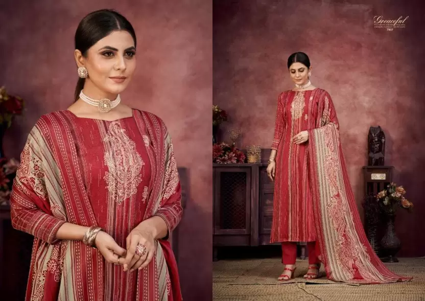 Pashmina Suit Fabric