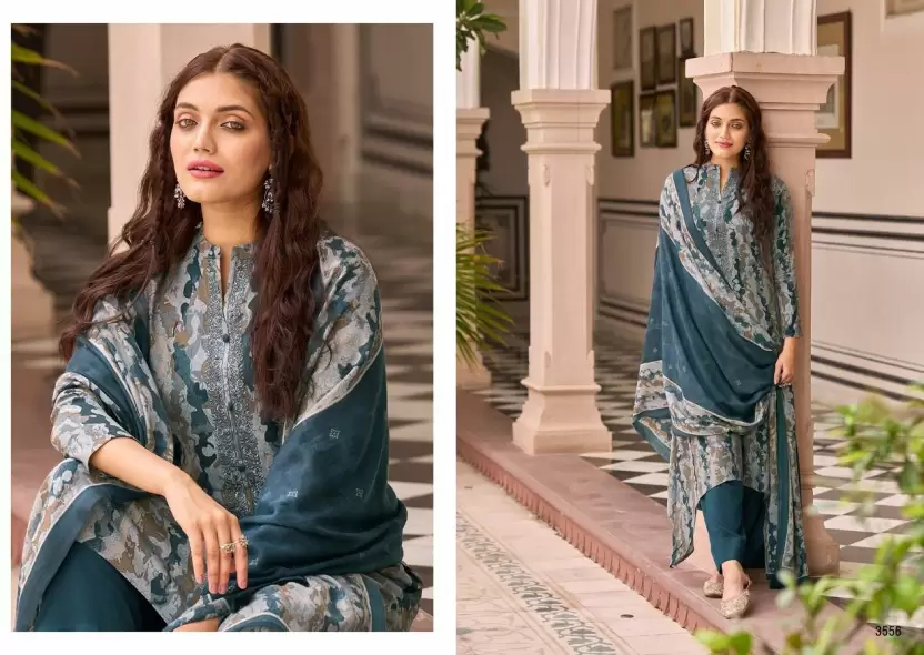 Pashmina Suit Fabric  (Unstitched)