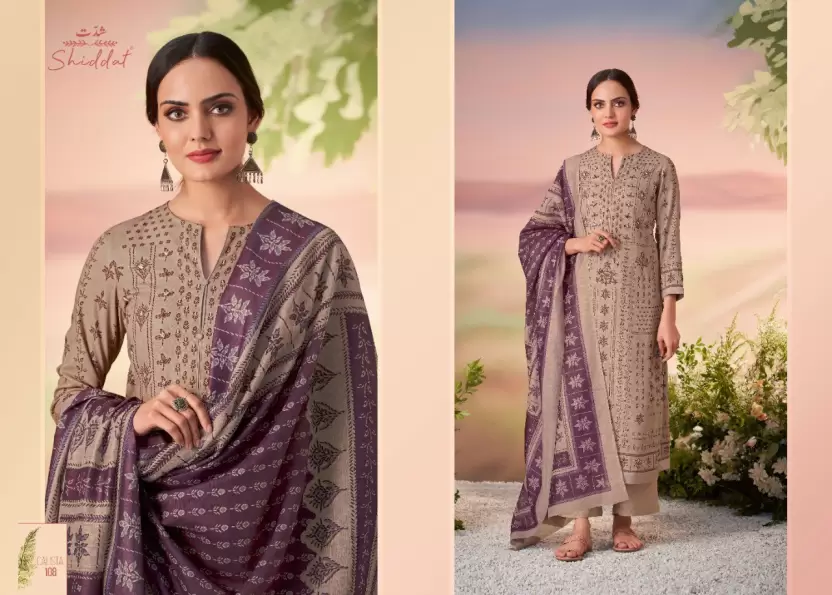 Wool Salwar Suit Material  (Unstitched)