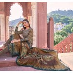 Viscos pashmina digital print Suit with work
