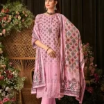 Unstitched Wool Salwar Suit Material Printed