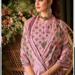 Unstitched Wool Salwar Suit Material Printed