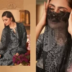 Wool Printed Suit Fabric  (Unstitched)